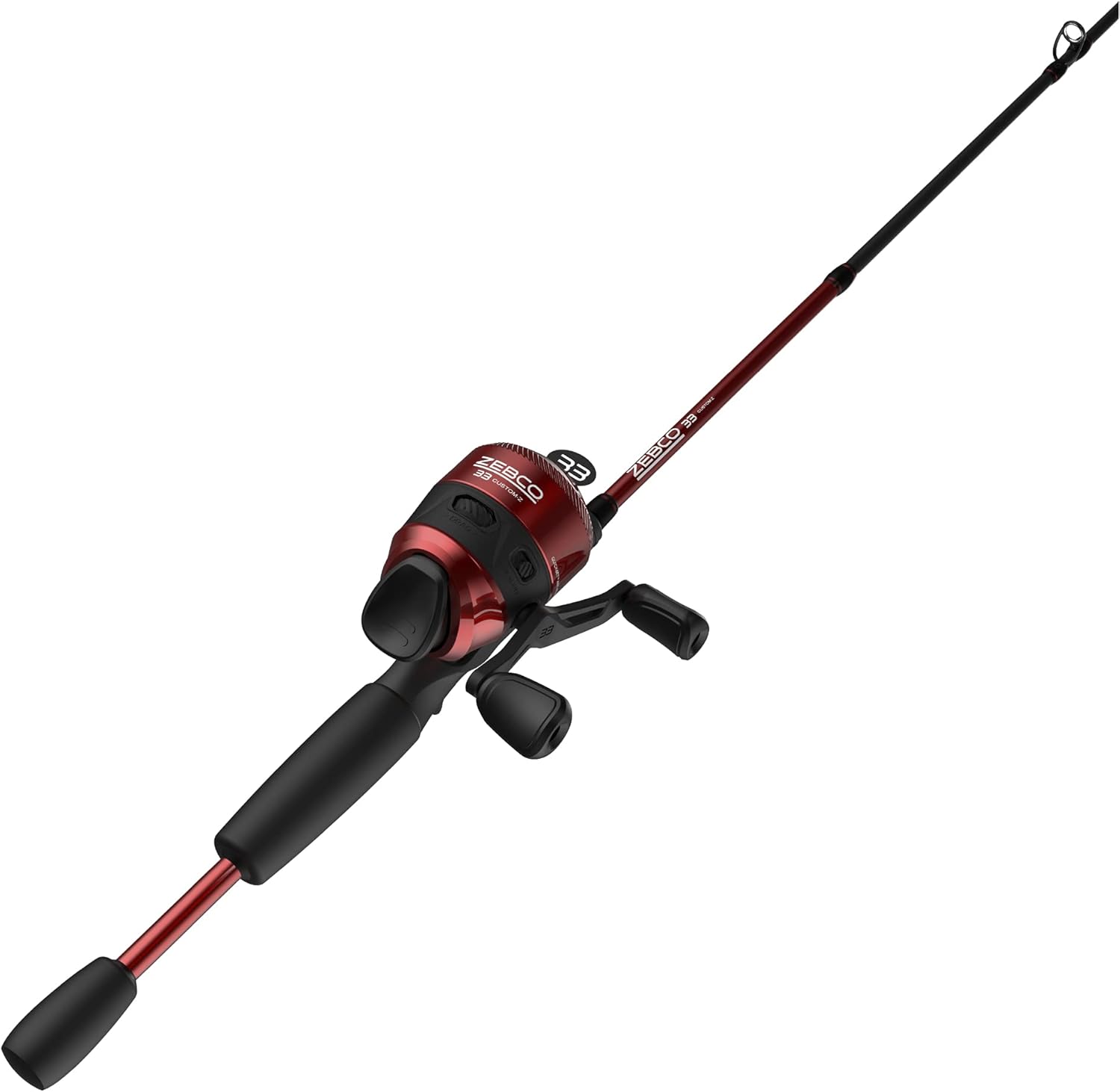 Spincast Reel - Spincast-molen en 2-delige hengelcombinatie, 6-ft glasvezelhengel
