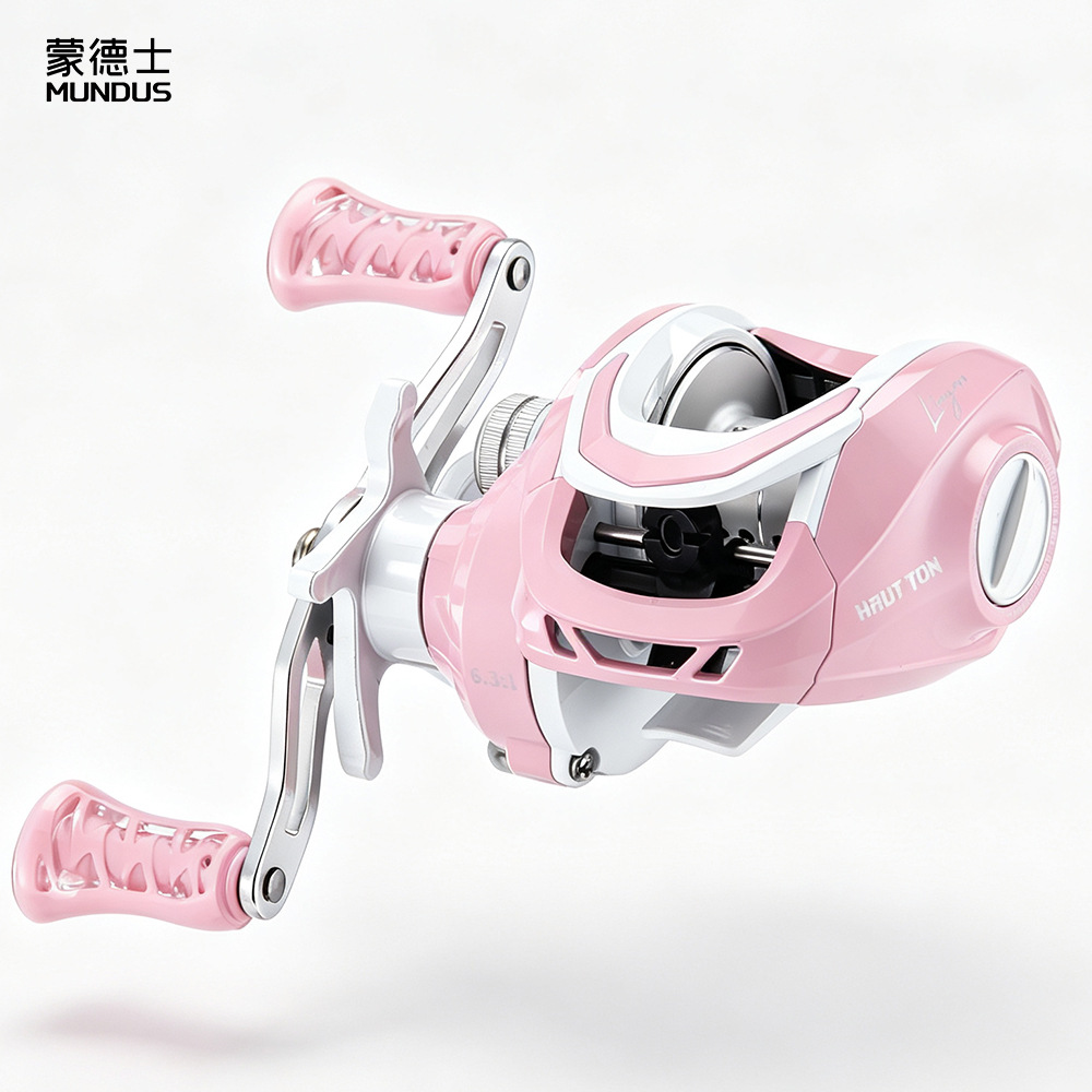 Roze 6.3:1 Overbrengingsverhou - Ice Fishing Reel recensie en prijs