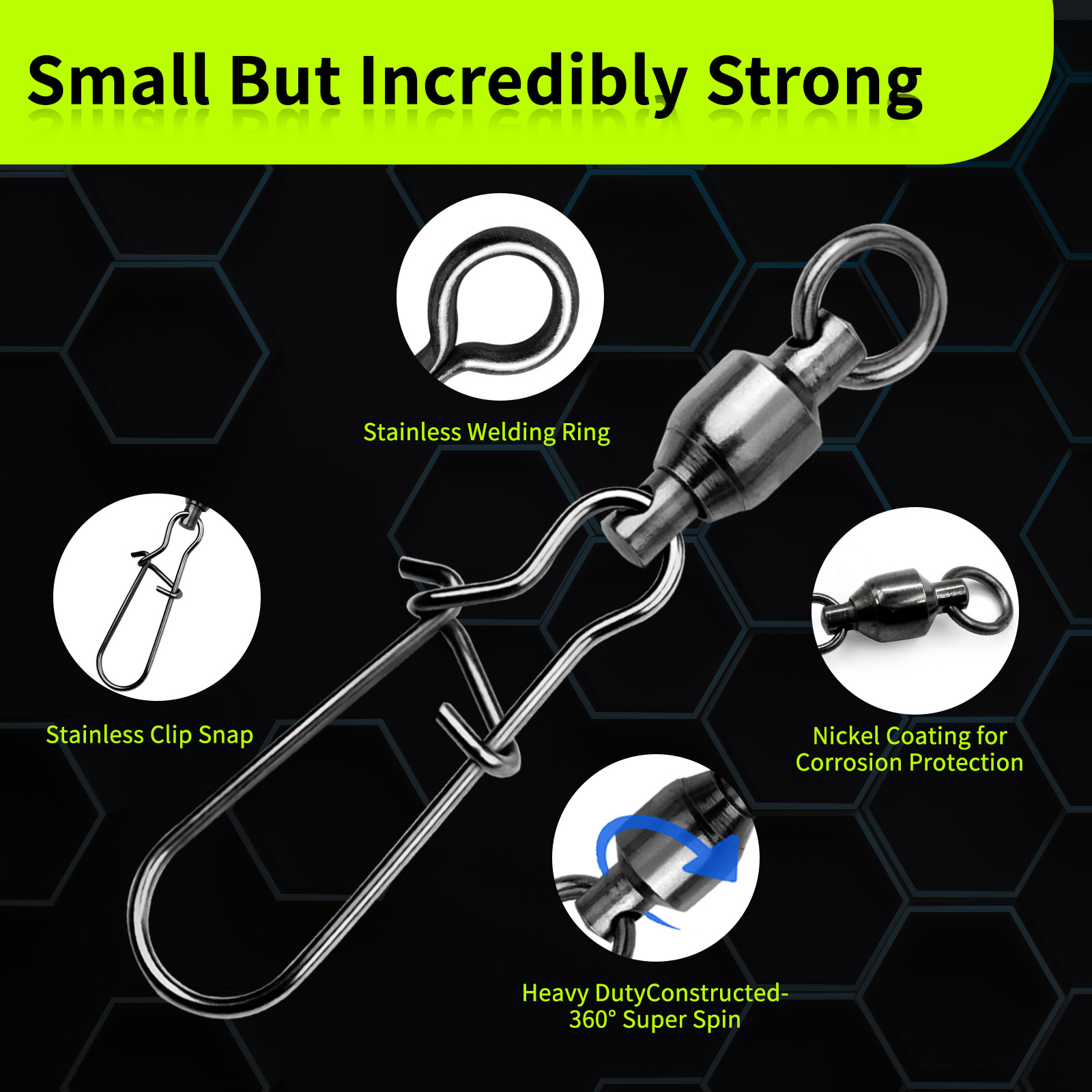 9KM 10PCS Kogellager Swivel Sn - Baitcasting Reel recensie en prijs