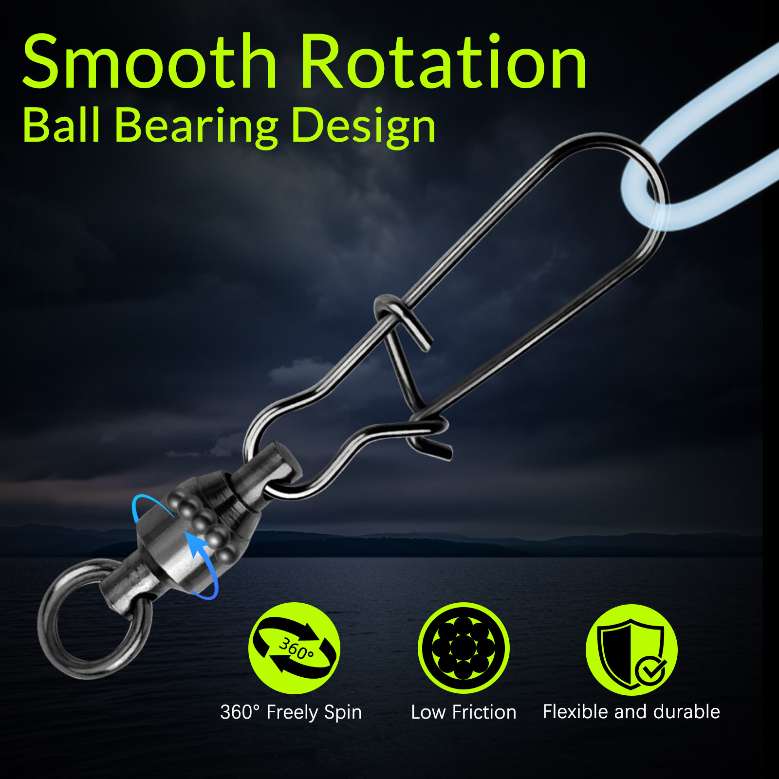 9KM 10PCS Kogellager Swivel Sn - Baitcasting Reel recensie en prijs
