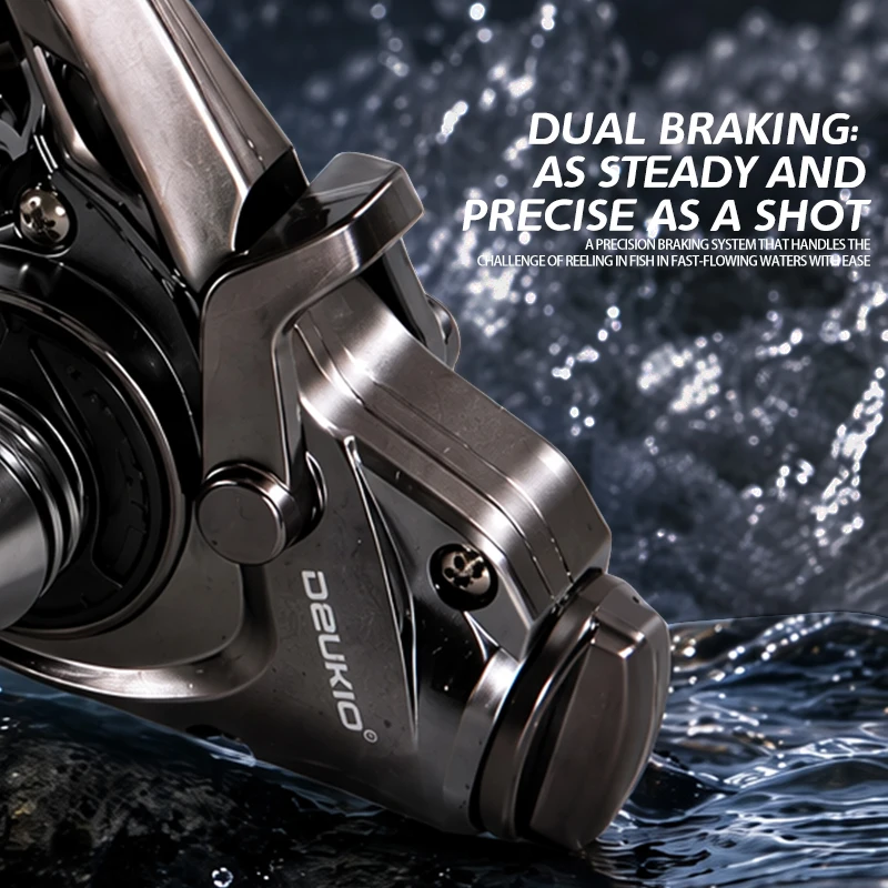 DEUKIO Mini Dubbele Rem Ontwer - Ice Fishing Reel recensie en prijs